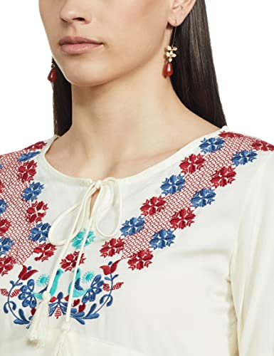 Image of Amazon Brand - Myx Women Rayon Anarkali Kurta