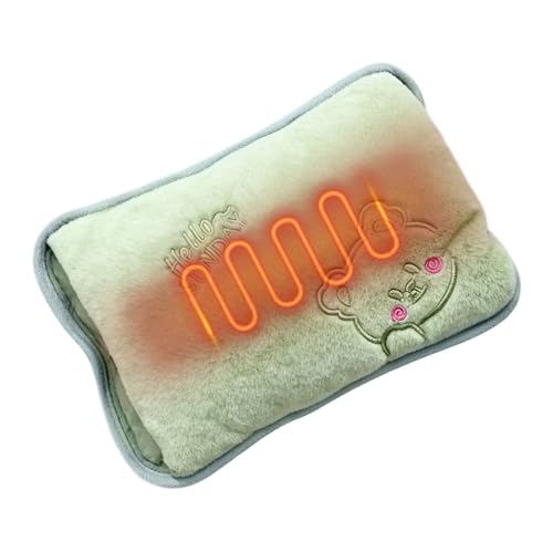 De Agua Caliente Eléctrica - Calentador Eléctrico Para Manos Recargable, De Aguas Calientes Eléctrica De Color Sólido, BolsaDe Agua Caliente Con FundaDe Peluche, Para Calentar Manos, Cama