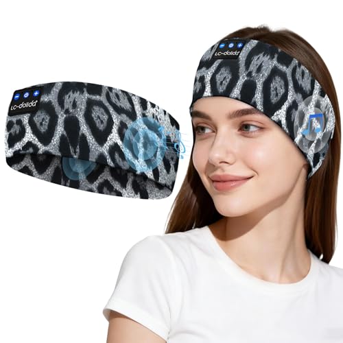 Image of LC-dolida Headband Headphones Bluetooth 5.2, with Ultra-Thin HD Stereo Speaker, Sleep Headband Earphones Wireless for Workout Yoga Insomnia Running Meditation Gifts