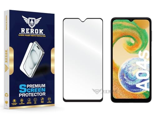 Image of Gorilla Tempered Glass Screen Protector Compatible with Samsung Galaxy A04s [Pack of 1] | Edge-to-Edge, Bubble-Free, Case Friendly, Easy Installation Kit