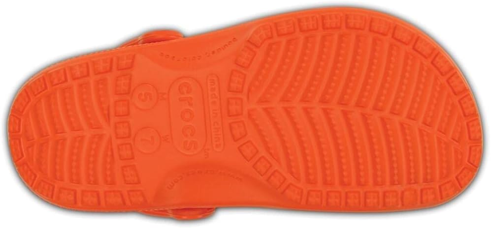 Crocs Unisex's Classic Clogs 3 UK Men/ 4 UK Women Tangerine