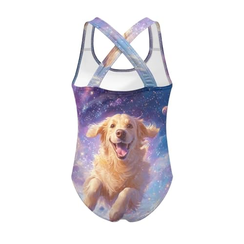 Image of One Piece Swimsuit Girls Cross-Back Bathing Suit 5-14Y Kids Swimwear Cute Swimsuits Sleeveless Bathing Suits