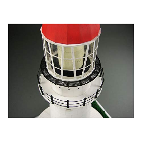 MODELSHIPYARD North Reef Lighthouse Scale 1:72 L 200mm W 200mm H373mm Vessel Model Shipyard