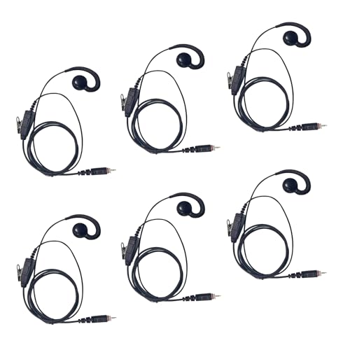 Auricular Walkie Talkie de 6 Uds Earpiece para Radio Motorola CLP1080e CLP107e CLPe446