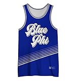 Bad Bananas Phi Beta Sigma - Basketball Jersey - Blue Phi - Personalized - LG