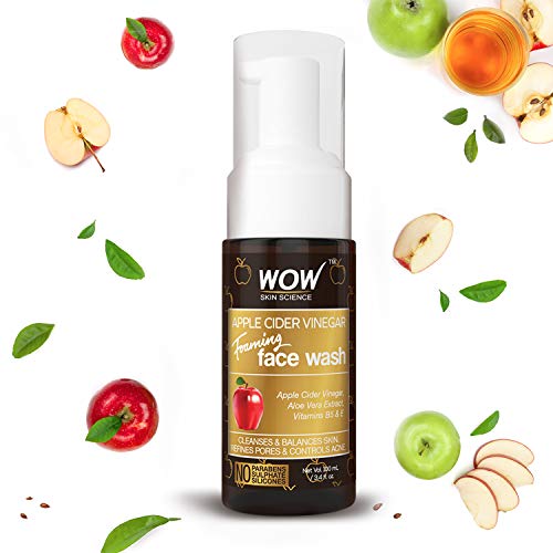 image for BUYWOW WOW Apple Cider Vinegar Foaming Face Wash Cleanser - Normal, Dr