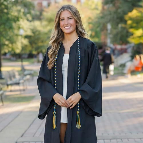 Image of GraduationMall Graduation Honor Cord 68 inch RoyalGold