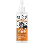 Bugalugs Cat Probiotic Detangler Spray - leave In conditioner spray for de matting. No tangles. Professional cat grooming formula contains Wheat protein. Pet detangling spray knot removal (200ml)
