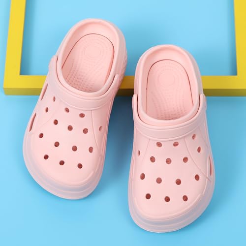 Image of SECHRITE Womens Platform Clogs Garden Shoes Waterproof Beach Pool Sandals Summer Mules Home Slippers Shower Shoes