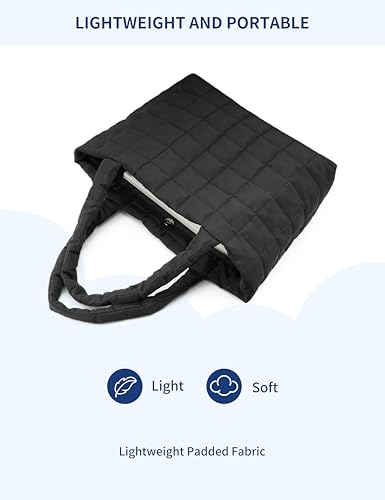Bolso Tote Acolchado Ligero para Mujer miniatura 5