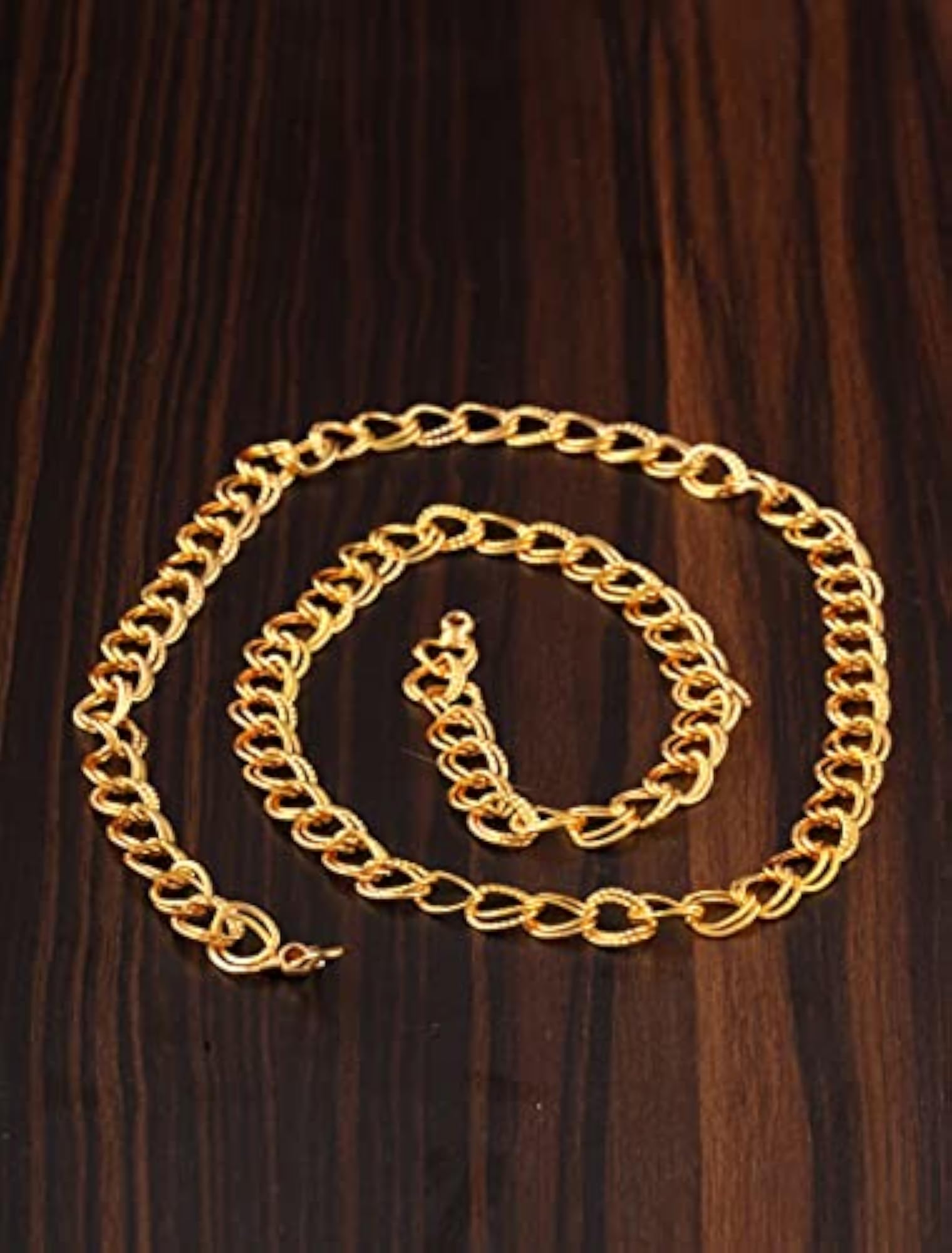 Golden Necklace Hip Hop Silver Thick Big Broad Sachin Chains Micro Plated