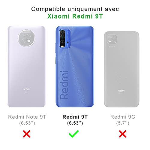 Carcasa Xiaomi Redmi 9T 360 integral Evetane transparente con diseño de moda 2