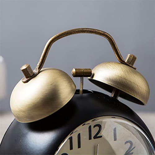 Relojes de los niños poderosos despertador retro infantil escritorio decoración dormitorio cabecera b 4