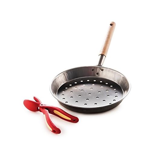 Snips Padella per Castagne con Tagliacastagne | Made in Italy, Metallo, Argento, Taglia Unica
