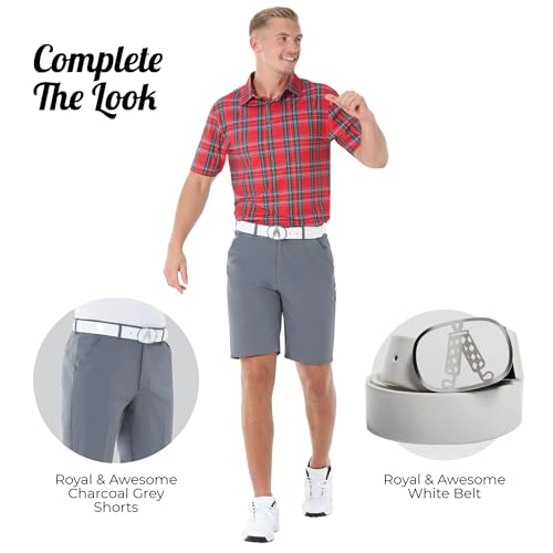 Image of Royal & Awesome Men Golf Shirt