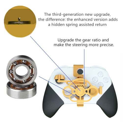 Volante mini 3D Onyehn para mando Xbox One y Elite como reemplazo de caja de simulador 2