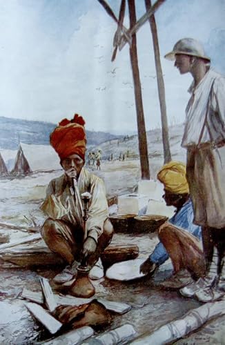 Affiche Cavaliers indiens François Flameng pour décoration chambre