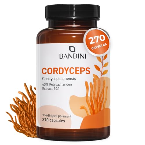 BANDINI – Bandini® Cordyceps Sinensis - 6500 mg - 270 vegan capsules