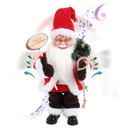 Gfilay Das animierte Weihnachtsmann Figur-Spielzeug, der singt und...