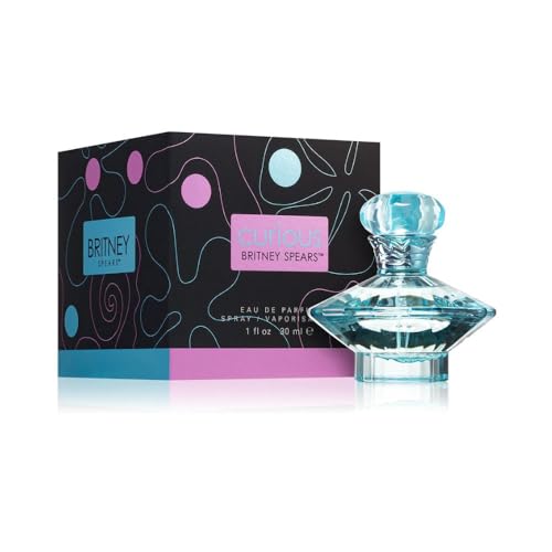 NUOVI PROFUMI SCPA Britney Spears Curious - Eau de Parfum Für Damen - Weißer Blumenduft - Noten von Magnolie Jasmin und Vanille-Moschus - Parfum Damen - Aqua-Glasflakon