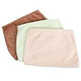 HIAKDOFT 3個 多機能掃除クロスカバー 洗濯可能で再利用 ホコリ 髪の毛をしっかり 家用ほうきカバー 鮮やかな色彩でおしゃれ ランダムカラー