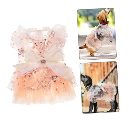 Vestido liviano para perro Mikikit summer pet dog dress miniatura 5