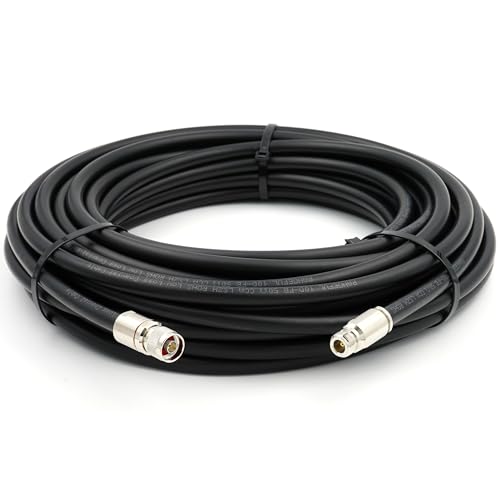 Câble coaxial 10D-FB 25m résout les pertes de signal pour antenne extérieure et routeur - 4
