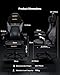AutoFull M6 Gaming Chair, Ergonomic Office Chair with Ventilated Heating, AUTO Dynamic Tracking Lumbar Support, 6D Adjustable Armrests and Footrest (Black)
