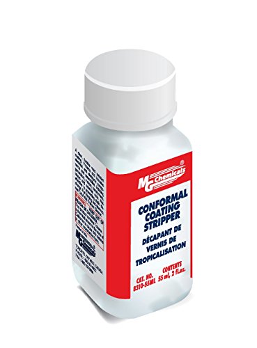 MG Chemicals - 8310-55ML 8310A Conformal Coating Stripper - Gel, 2 fl. oz Container (Does NOT Contain Methylene Chloride), Clear, 55mL Bottle (8310A-55ML)