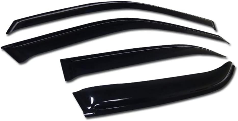 7422443787790 Compatible with 1996-2000 Honda Civic Sedan EK Smoke Window Visors Deflector 4 Pieces
