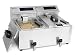 HENDI Frytownica z panelem cyfrowym Mastercook | z kranem spustowym 2x 8 l | 230V / 7000W