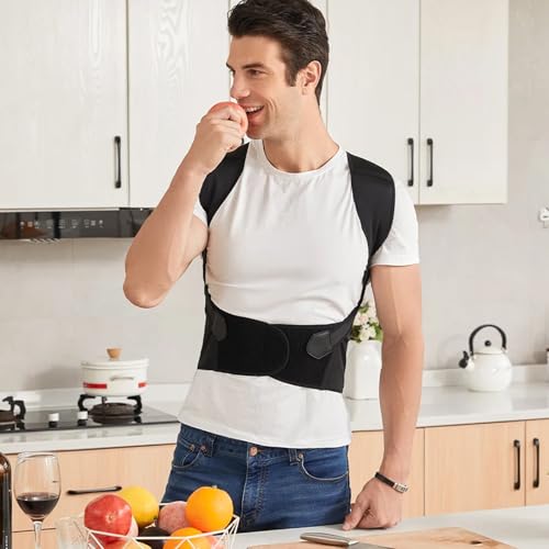 LINXINS Back Brace Posture Corrector,Posture Corrector Men,Posture Corrector Women,Adjustable Lumbar Spine Posture Corrector,Suitable for Women and Men(L Size,4 Drawstrings,Recommended 90-120 Pounds) - Image 7