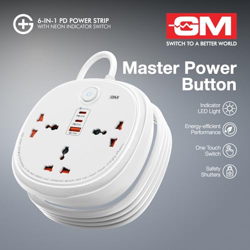 GM 6-in-1 PD Power Strip view 6