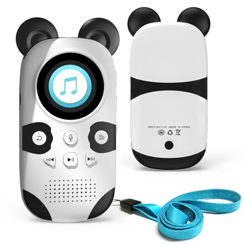 ODEJOI 64GB Bluetooth MP3 Player for Kids, White Noise Machine for Sleep Baby, Cute Panda Portable...