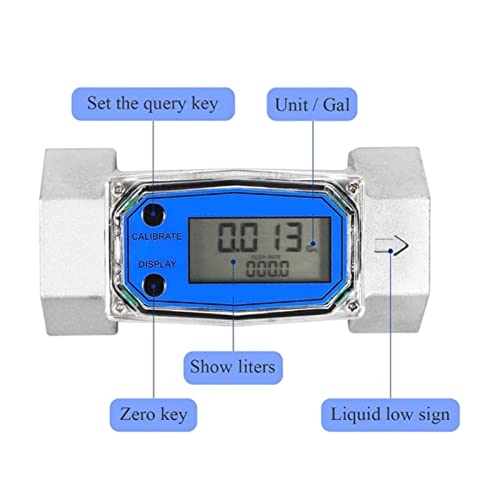 Medidor de flujo digital para combustible con pantalla LCD y rendimiento estable 5