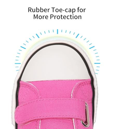 Image of Toddler Little Kid Cushioned Canvas Shoes Slip On Sneakers Soft and Durable
