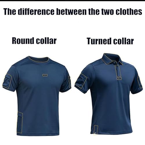 TactiShirt - Outdoor Performance Tactical Shirt, Men's Quick Dry Polo Shirt with Pockets for Tactical Outdoor Hiking3
