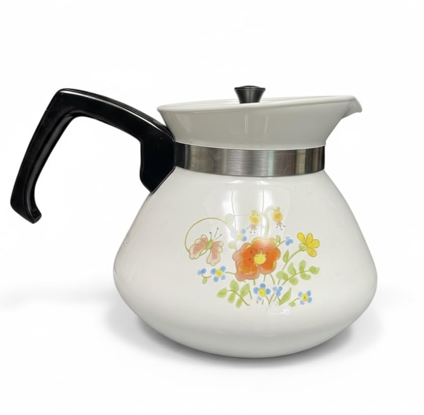Amazon.com | Corning Wildflowers Teapot, P-104 6 Cup Teapot: Teapots