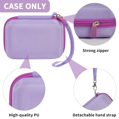 Image of Case Compatible with GL SFT1200 / MT3000 / AXT1800 / MT1300 / A1300 / AR750S-Ext for Glinet Travel Router Wireless, Portable WiFi Storage Holder for Ethernet Cable & Power Adapter (Box Only) - Purple