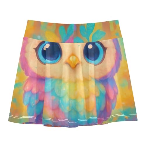 Girls Skorts Athletic Shorts Tennis Skirts Kids Summer Butterfly Skirt Cute Fantasy Owl 3t2