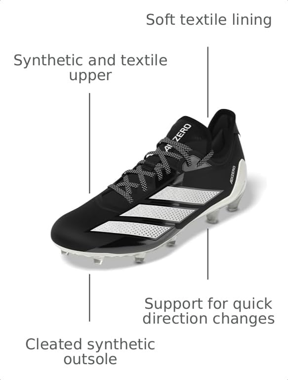 Image of adidas Men's Adizero Electric.1 American Football Shoe