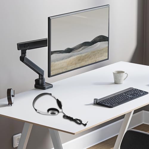 Image of LALAFINA Retro Headphones with Wired USB-c Adapter Vintage Silver Finish for Women and Compatible with Computers Phones Tablets for School Library Travel Use Lightweight and Stylish Audio