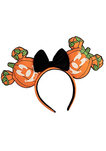 Serre-tête Mickey-O-Lantern Loungefly en similicuir brodé de collection