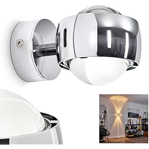 Lámpara de pared Sapri, níquel mate, 1x G9 28W, metal Cover