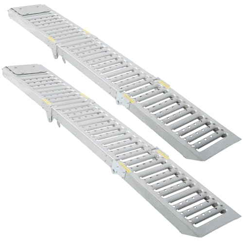 Juego de 2 rampas plegables para autos 1000 lb miniatura 3