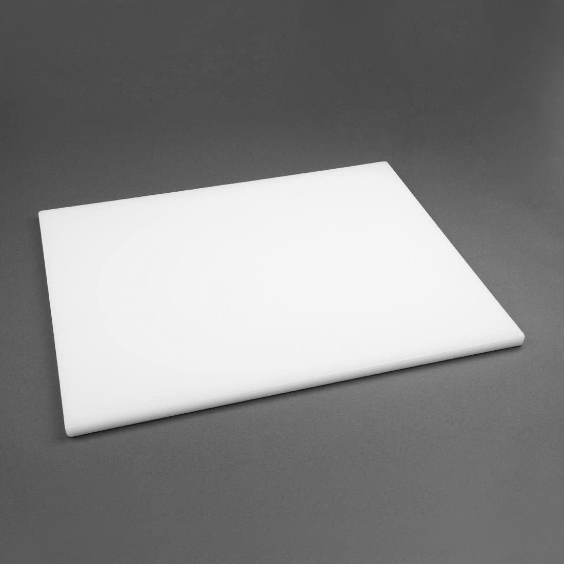 Hygiplas Tabla de cortar extragruesa en color blanco, baja densidad, 20 x 600 x 450 mm