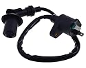 2EXTREME 12V Zündspule mit Zündkerzenstecker kompatibel mit ZNEN ZN50QT-E, BAOTIAN BT49QT-9 BT50QT-9, JINAN-QINGQI QM50QT-6(A), BENZHOU YY50QT-15 Retro Star ATU Formula One ATV Scooter Moped Dirt Bike