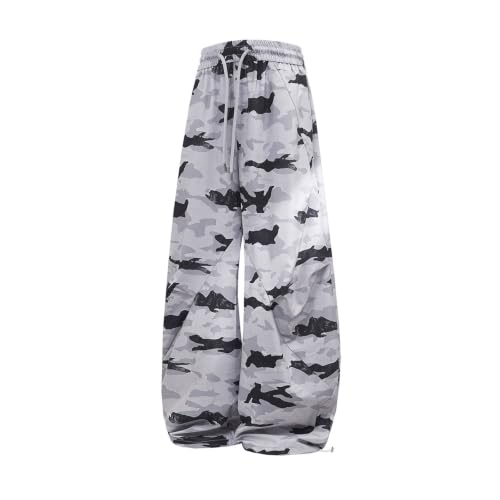 Pantalon cargo camouflage femme ample et anti-transpiration