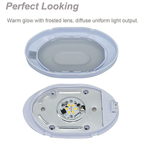 image for Facon Fashion 6 Packs Classic LED Pancake Dome Light Puck Light Cabine