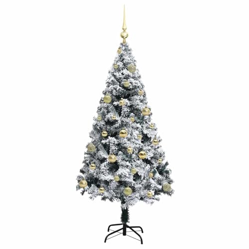 Árbol de Navidad artificial LED texturizado pino verde exterior e interior 5